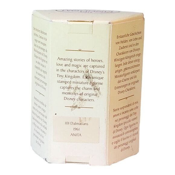 NIB VTG 90s Disney Tiny Kingdom 101 Dalmatians 1961 ANITA Mini Figure Figurine - Picture 5 of 9